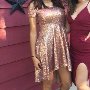 Champaign sparkly dress